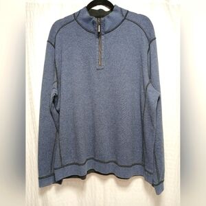 Tommy Bahama Reversible 1/4 Zip Pull Over Sweatshirt. Size Men's XL